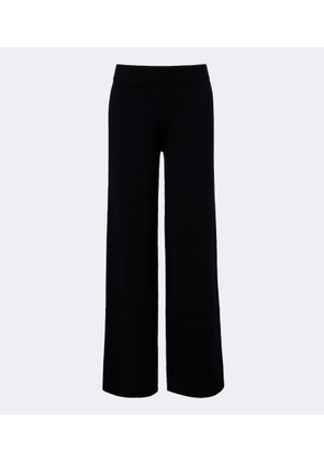 Jardin des Orangers Virgin wool and cashmere wide-leg pants