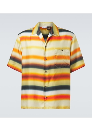 Loewe Paula's Ibiza striped cotton-blend shirt