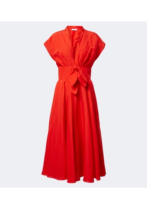 Alaia Belted midi dress