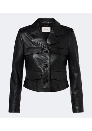Dorothee Schumacher Cropped leather jacket