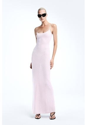 REVOLVE LOS ANGELES Chanthal Lace Stitch Gown in Pink - Pink. Size XL (also in L, M, S, XS).