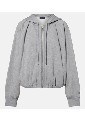 Sportmax Cotton-blend jersey hoodie