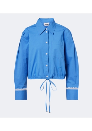 Ganni Cotton-blend shirt