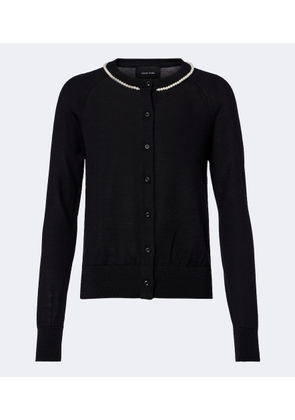 Simone Rocha Embellished wool and silk cardigan