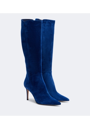 Gianvito Rossi Suede knee-high boots
