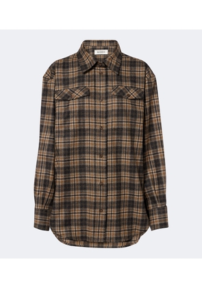 Rohe Checked wool-blend overshirt