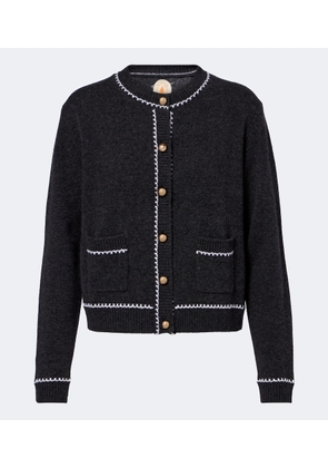 Jardin des Orangers Virgin wool and cashmere cardigan