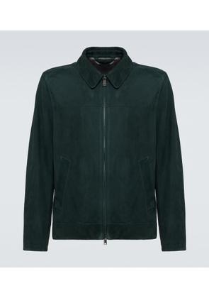 Brioni Suede blouson jacket