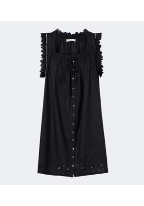 Doen Nessie broderie anglaise cotton minidress
