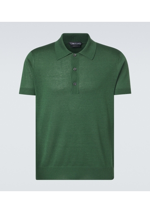 Tom Ford Silk and linen polo sweater