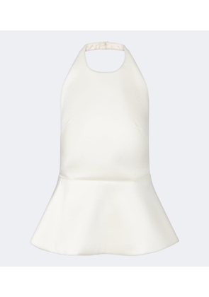 Rohe Bridal peplum halterneck top