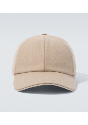 Eleventy Wool, silk, and cashmere baseball cap