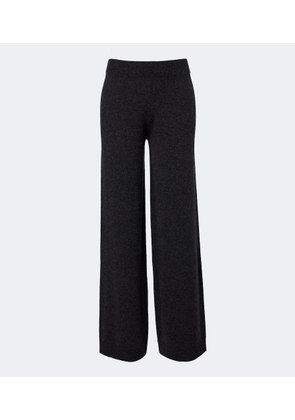 Jardin des Orangers Virgin wool and cashmere wide-leg pants