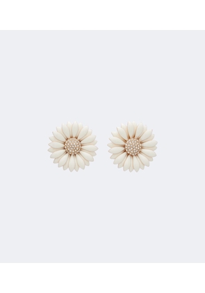 Carolina Herrera Floral embellished earrings