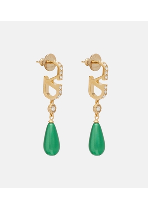 Valentino VLogo SwarovskiÂ®-embellished earrings