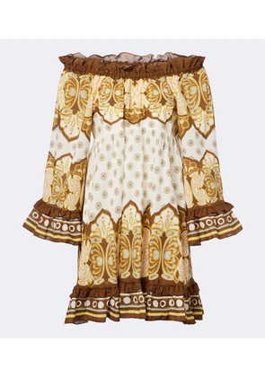 La DoubleJ Placee printed cotton minidress