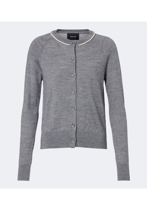 Simone Rocha Embellished wool and silk cardigan