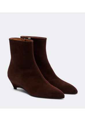 Jil Sander Suede ankle boots
