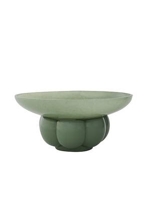 AYTM Uva Glass Bowl in Pastel Green - Green. Size all.