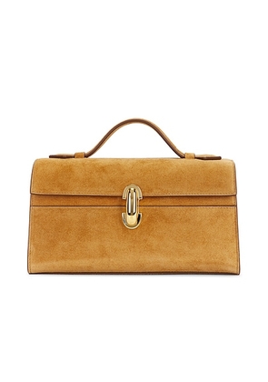 Savette Symmetry Pochette Bag in Saddle - Tan. Size all.