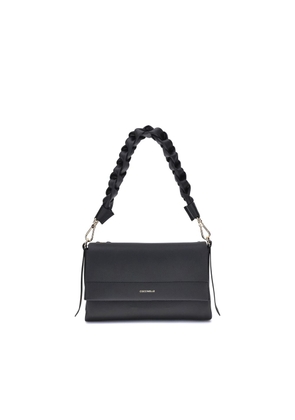 Coccinelle Black Calf Leather Bos Taurus Shoulder Bag