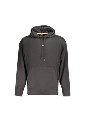 Hugo Boss Black Cotton Men's Hoodie - XL