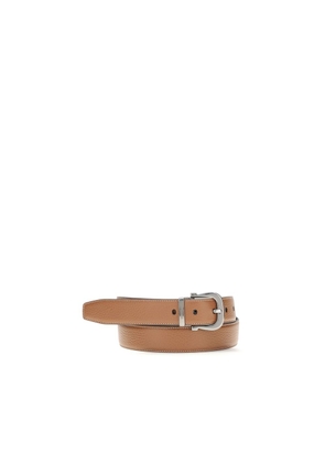 Ferragamo Brown Calf Leather Bos Taurus Regular Belt - 100 cm / 40 Inches