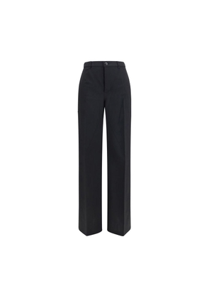 Rick Owens Black Wool Oves Aries Dress Pants - W29