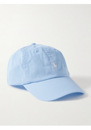Polo Ralph Lauren - Embroidered Cotton-twill Baseball Cap - Blue - One size