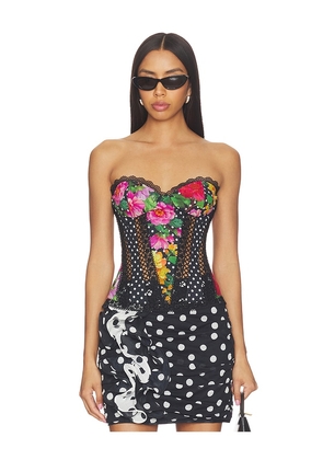 Charo Ruiz Ibiza Azahar Top in Black. Size S. Also in XS, M, XL.