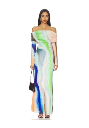 AFRM Essie Dress in Blue,Green. Size S. Also in XXS, M, L, XXL.