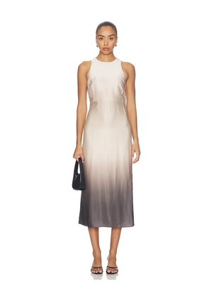 ALIGNE Adeline Long Satin Dress in Nude. Size 4. Also in 0, 2, 6, 8, 10.