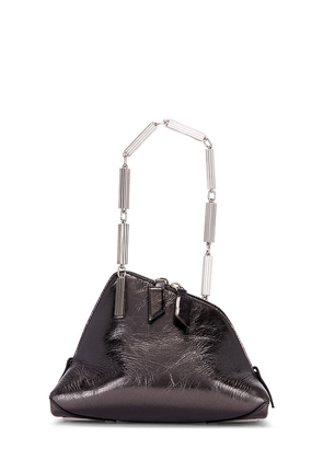 THE ATTICO La Scala Clutch in Grey.