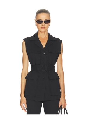 A.L.C. Cameron Vest in Black. Size 2. Also in 4, 6, 8, 10.