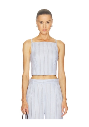 A.L.C. Elliott Top in Blue. Size 0. Also in 2, 4, 6, 8, 10.