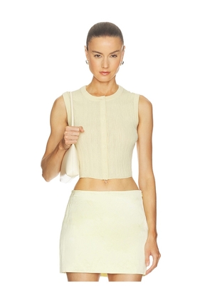 A.L.C. Lottie Top in Yellow. Size XS. Also in S, M, L.