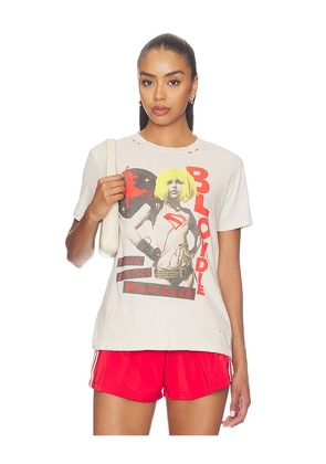 Junk Food Truth, Justice, Whatever The Vintage Destroy Tee in White. Size S. Also in XS, M, L, XL.