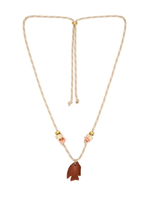 FlÃ²wze FlÃ³wze x Collanine Colorate Necklace in Beige.