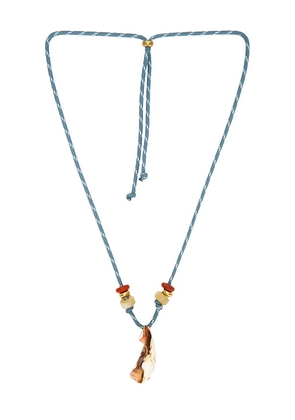 FlÃ²wze x Collanine Colorate Necklace in Teal.