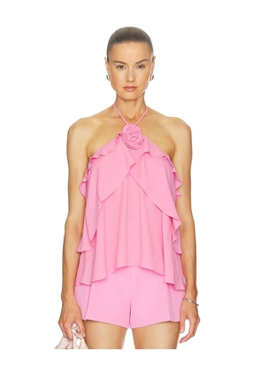 Generation Love Carrie Halter Blouse in Pink. Size XS. Also in M, L, S, XL.
