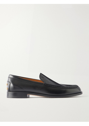 Tod's - Logo-debossed Studded Leather Loafers - Black - IT36,IT36.5,IT37,IT37.5,IT38,IT38.5,IT39,IT39.5,IT40,IT40.5,IT41,IT41.5,IT42