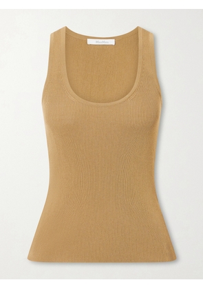 Max Mara - Ribbed Woven Tank - Green - x small,small,medium,large,x large