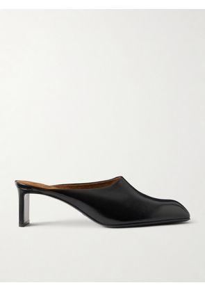 KHAITE - Colt Leather Mules - Black - IT36,IT37,IT37.5,IT38,IT38.5,IT39,IT39.5,IT40,IT40.5,IT41,IT42