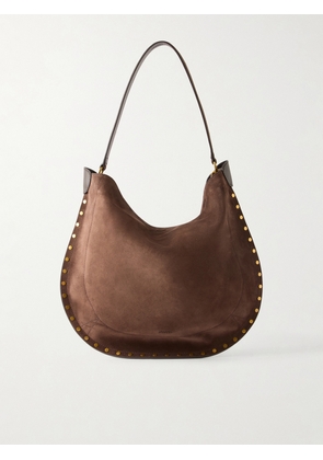 Isabel Marant - Oskan Studded Suede Tote - Brown - One size