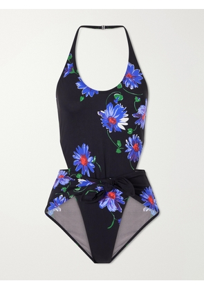 Alaïa - Floral-print Swimsuit - Black - FR 34,FR 36,FR 38,FR 40,FR 42,FR 44