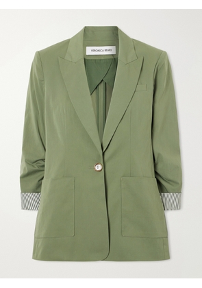 Veronica Beard - Mcallin Dickey Cotton-blend Poplin Blazer - Green - US2,US4,US6,US8,US10,US12,US14