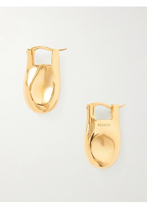 KHAITE - Keefe Gold-plated Drop Earrings - One size