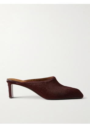 KHAITE - Colt Calf Hair Mules - Brown - IT35,IT36,IT37,IT38,IT39,IT40,IT41