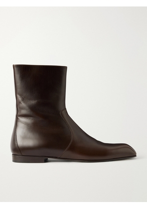 KHAITE - Leather Ankle Boots - Brown - IT36,IT37,IT38,IT39,IT40,IT41,IT42