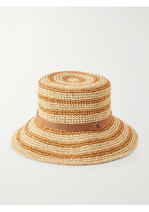 Valentino Garavani - Vlogo Raffia-effect Bucket Hat - Neutrals - 57,56,55